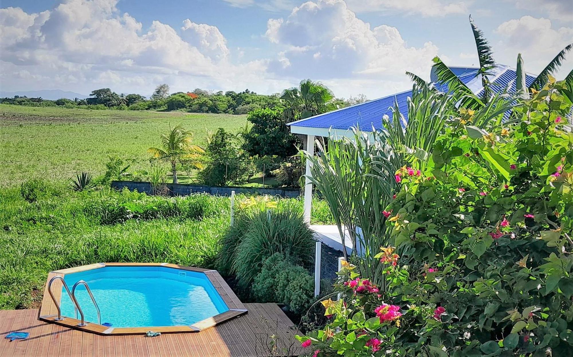 Kaz A Klemence Gite Creole Avec Piscine Et Table Dhotes A Anse Bertrand Exterior foto